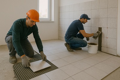 Fliesenverlegung und Badsanierung in Wien Detailansicht